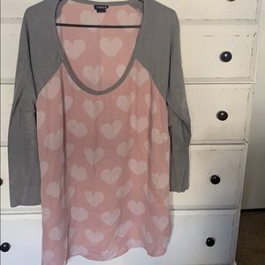 Torrid Raglan Top